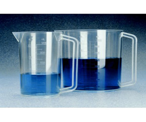 美國Nalgene 1223 帶柄帶刻度燒杯，聚甲基戊烯