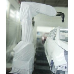 昂拓牌機器人整體式防護(hù)服,噴涂機器人防護(hù)服